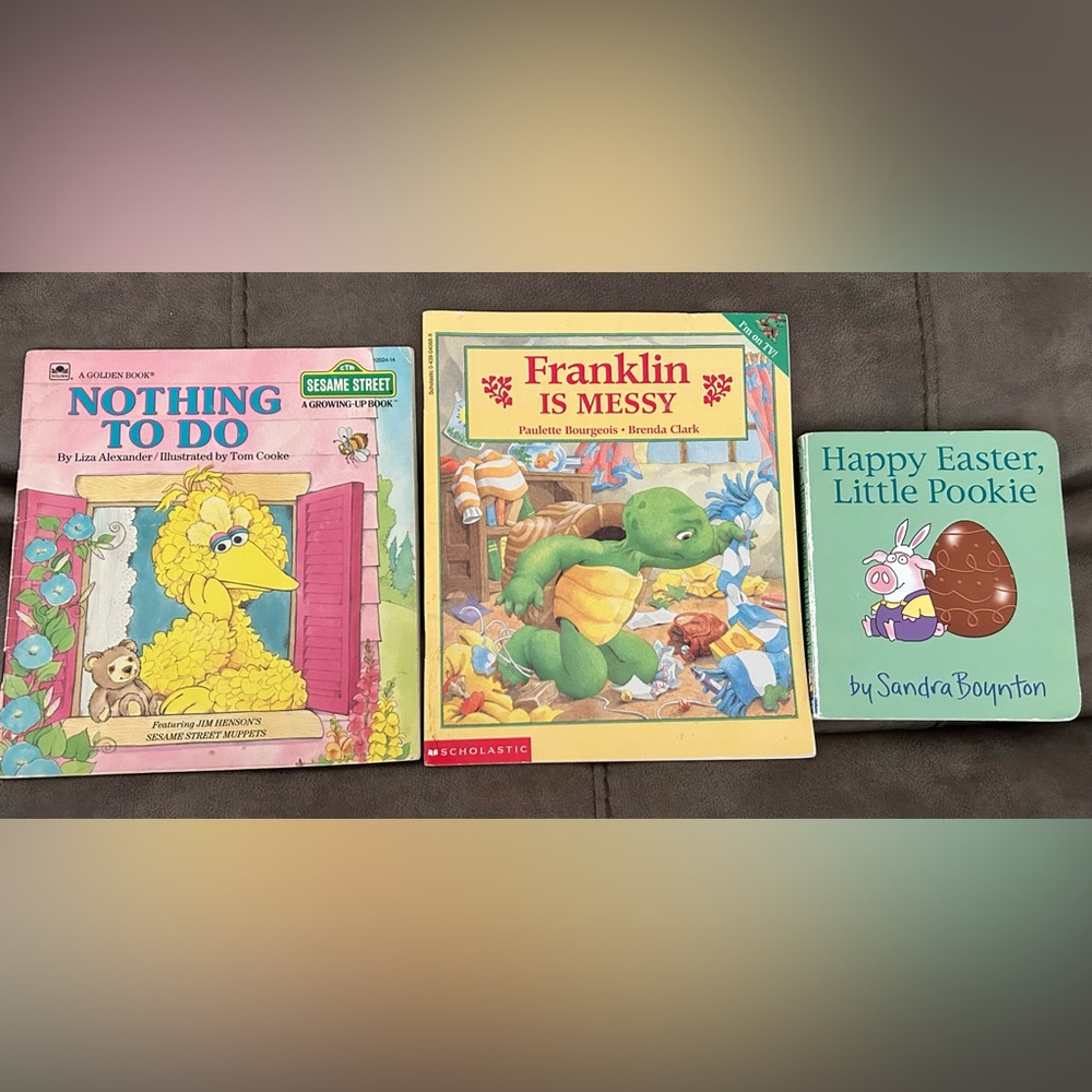 Lot of 3 toddler educational books